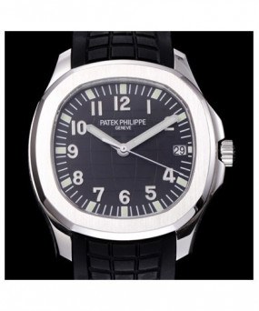 [파텝필립] 파텍필립 5167A-001 신형 아쿠아넛 모델 텍스쳐드 다이얼 블랙 우레탄러버 스트랩 기계식 오토매틱 무브먼트 pat0348 - Patek Philippe Aquanaut Jumbo Textured Dial on Black Rubber Strapl SelfWindding Automatic Movement